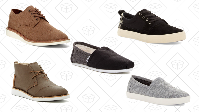 Brogues Cap Toe Derby, $60 | Mateo Chukka Boot, $60 | Classic Faux Fur Sneaker, $40 | Valdez Lace-Up Sneaker, $40 | Avalon Slip-On Sneaker, $40